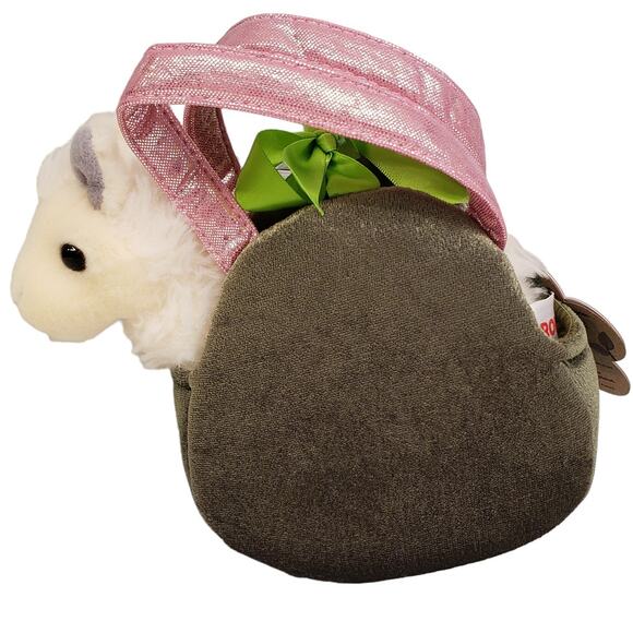 Aurora Fashionable Fancy Pals Foodie Avocado Stuffed Animal Llama Purse 6" - Picture 4 of 11